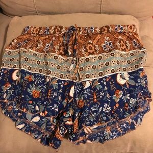 Cotton candy shorts, pretty pattern!